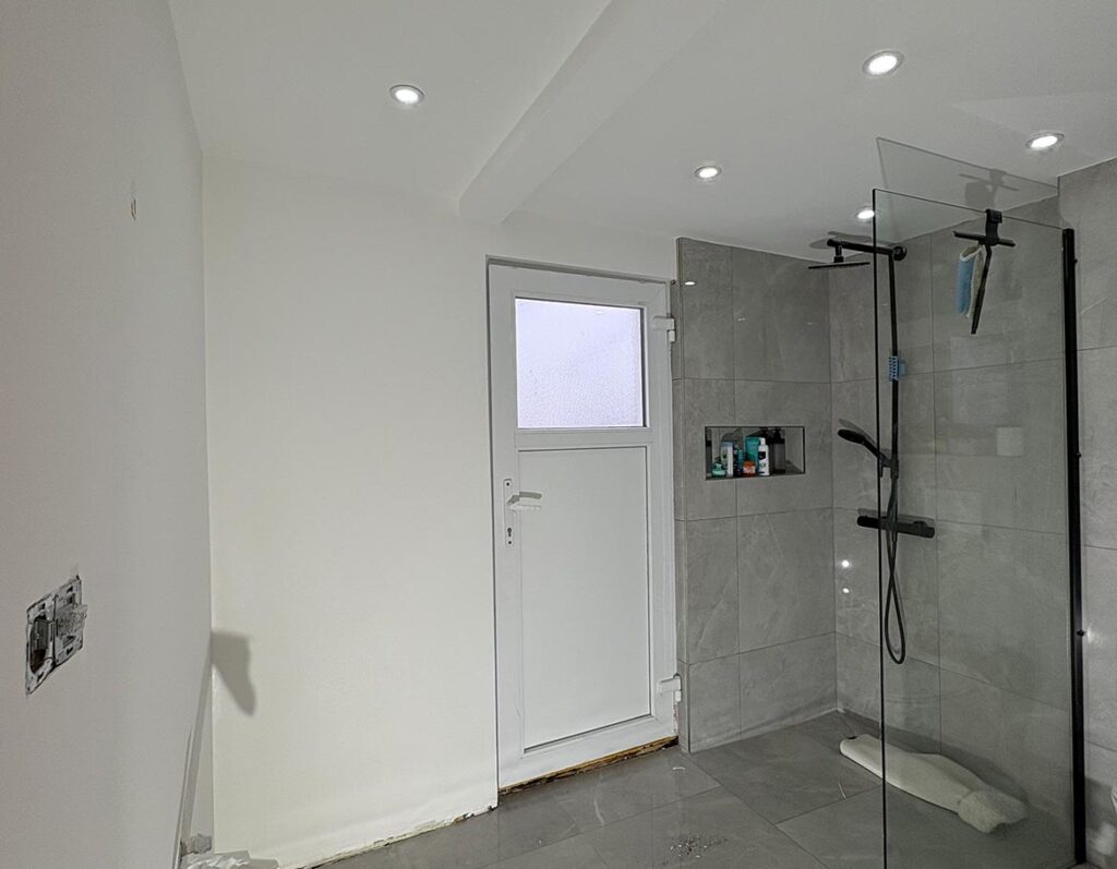 Spachtelarbeiten nachher